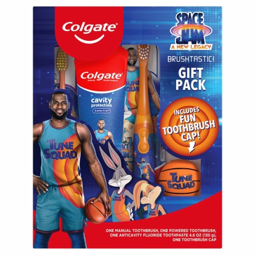 Colgate Kids Space Jam Gift Pack, Toothbrush Set