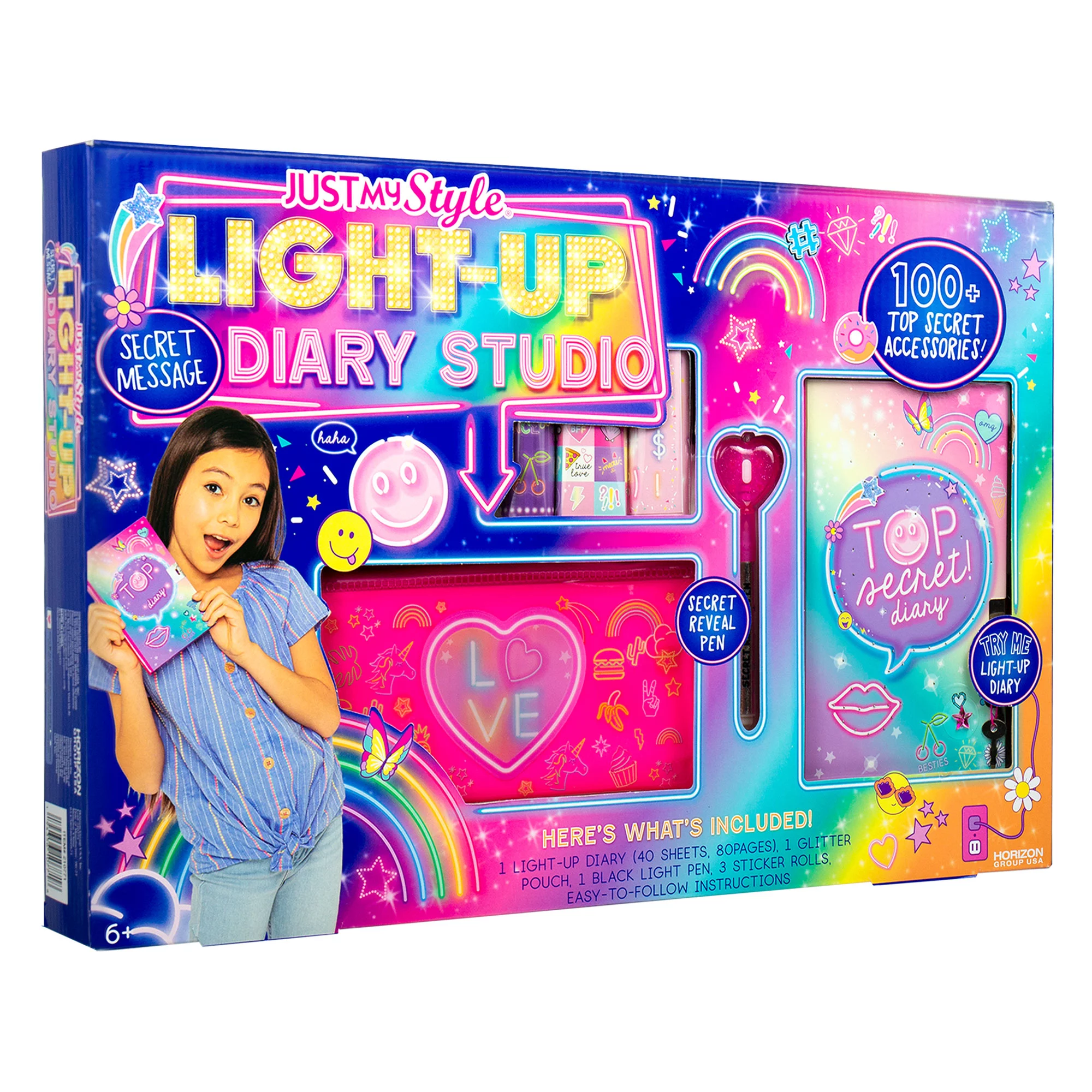 children Just My Style Light-Up Diary Studio Just My Style Light-Up Diary Studio