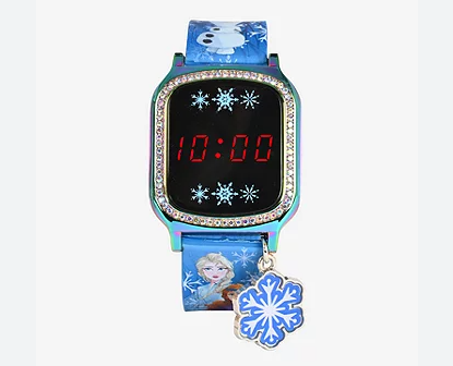 Disney Frozen Girls Digital Multicolor Strap Watch