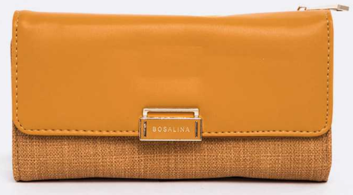 2 Tone Convertible Wallet - Mustard