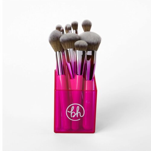 BH Cosmetics Midnight Festival 10 Piece Brush Collection with Brush Holder