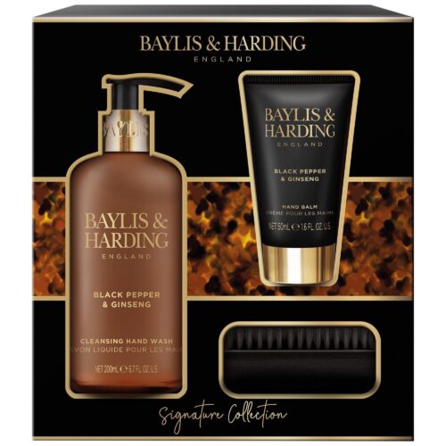 Baylis & Harding 3 Pc. Signature Men Collection Hand Kit Black