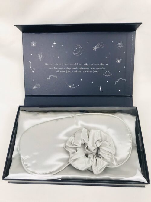 Beauty Reset Satin sleep Collection (Silver)