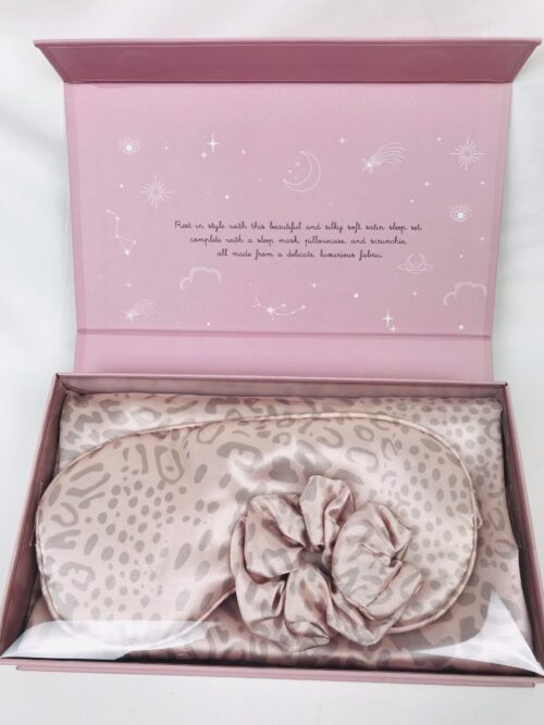 Beauty Reset Satin sleep Collection (Leopard)