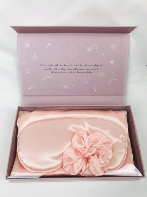 Beauty Reset Satin Sleep Collection (Pink)