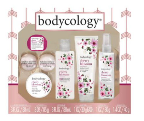 Bodycology Cherry Blossom 7pc Holiday Gift Set