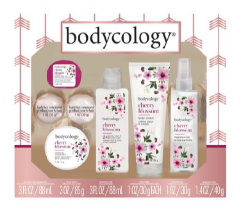 Bodycology Cherry Blossom 7pc Holiday Gift Set