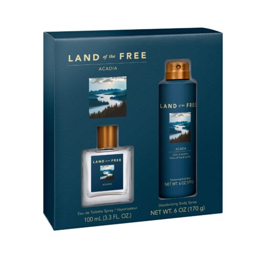 Land of the Free Acadia Fragrance 2pcs Gift Set