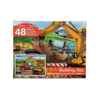 Melissa & Doug Building Site Jumbo Floor Puzzle 48pc