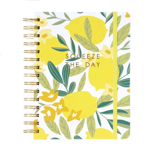 Pen+Gear Squeeze the Day Spiral Journal with Dividers