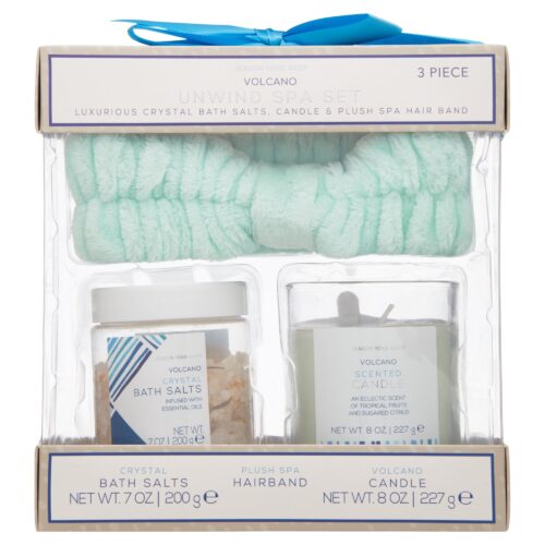 Season Your Bath Volcano Spa Set w/ Headband