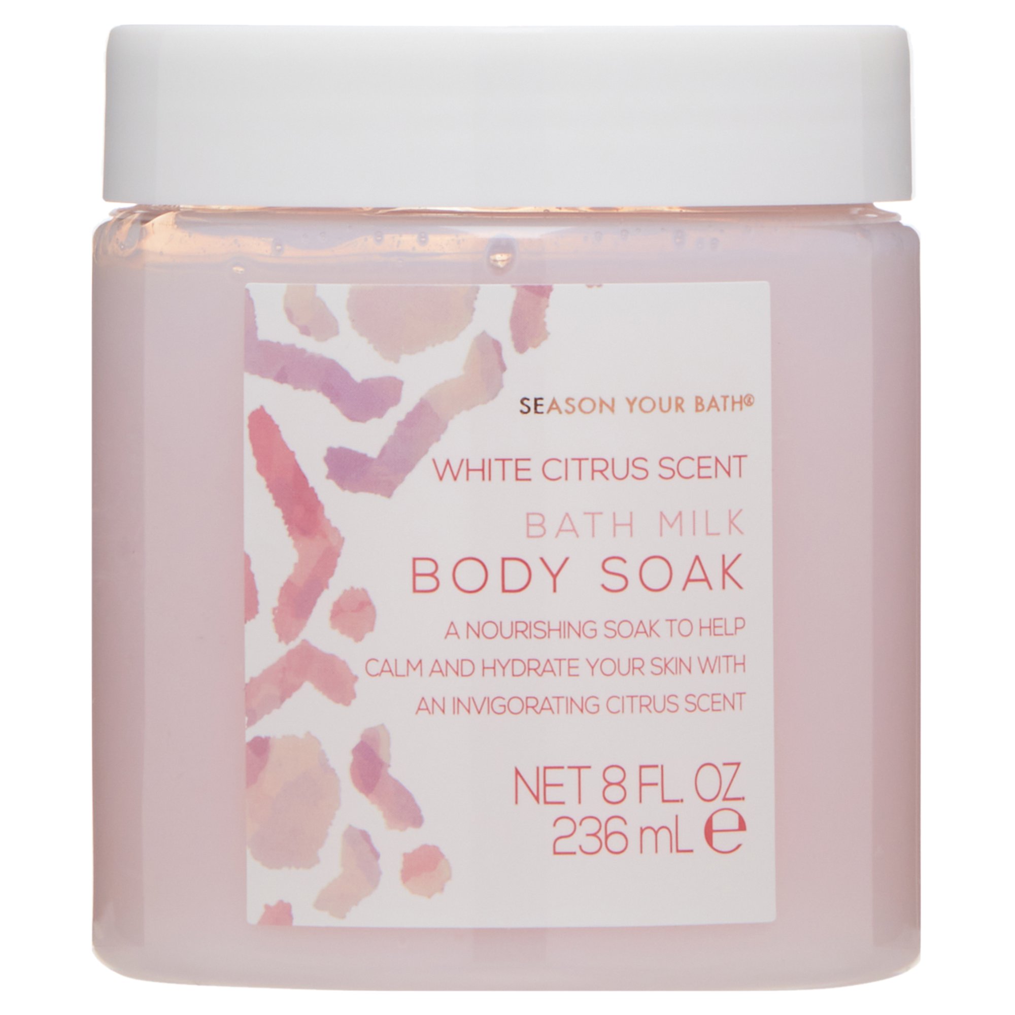Season Your Bath White Citrus Spa Set w Headband 2