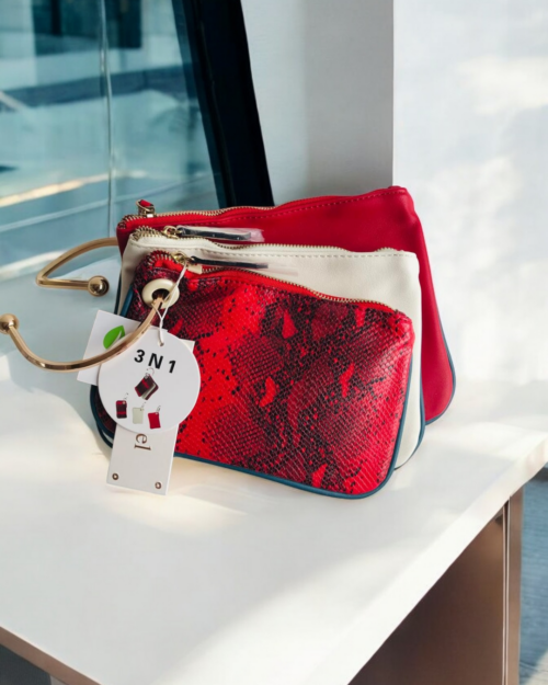 Tezra 3-in-1 Clutch Purse